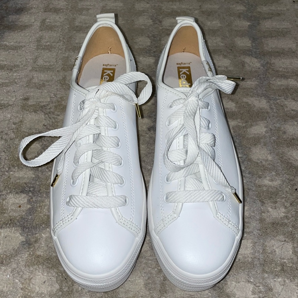 Keds white platform sneaker